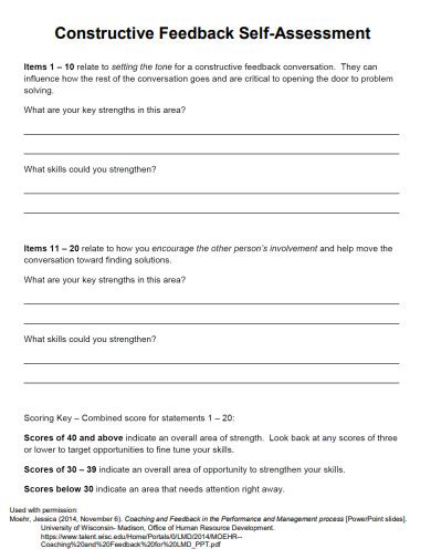 Image result for How to Write Constructive Feedback Examples