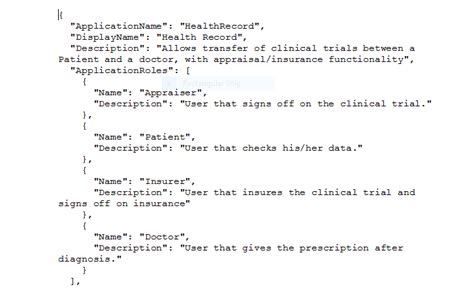 Image result for Example of JSON File for Medical Records