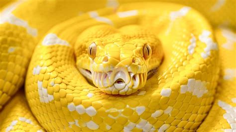 Image result for Yellow Python Coiled