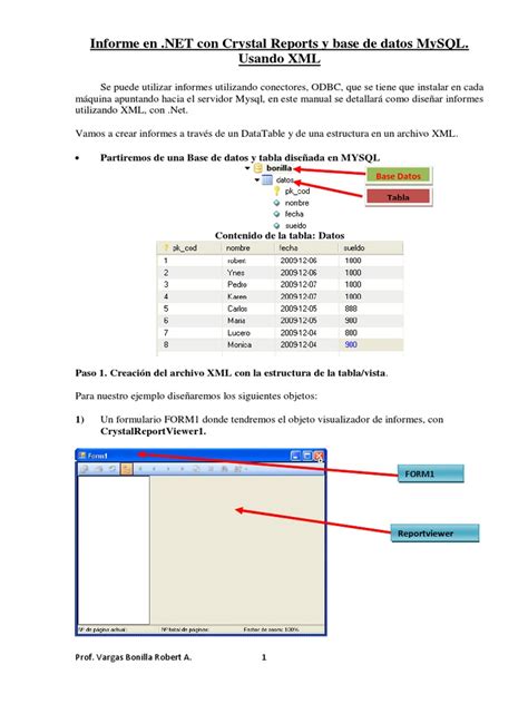 Image result for XML SQL Crystal Report