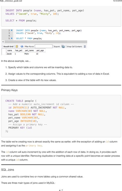 References SQL に対する画像結果