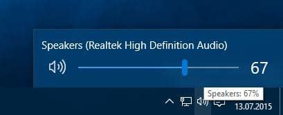 Image result for Volume Control and System Clock Image On Windows