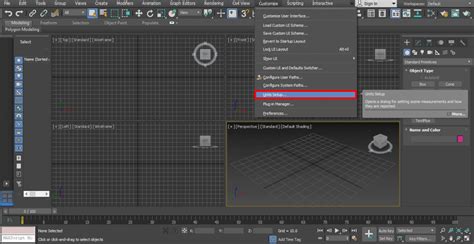 Toradh íomhá ar 3Dmax Create Panel