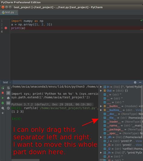 Image result for PyCharm Variable Monitor