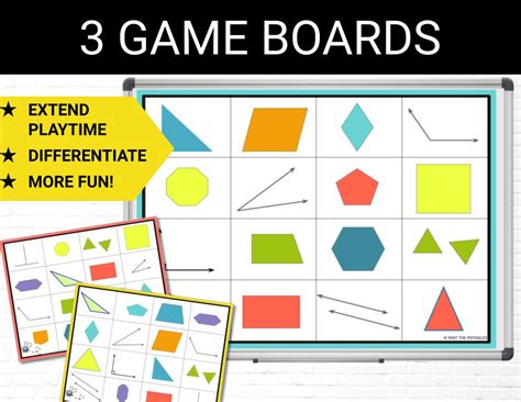 Geometry Math Game - 2D Shapes + Types of Lines | SWAT! | Made By Teachers