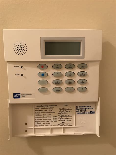 Image result for ADT Security Alarm Keypad