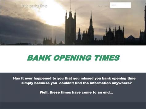 Toradh íomhá ar Bank Open Time Table