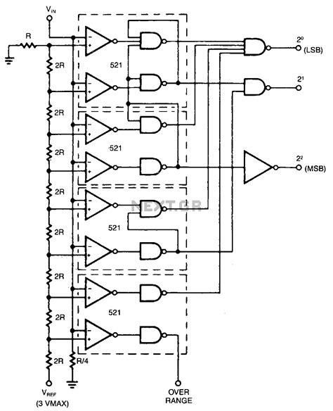 Image result for 4-Bit Flash ADC with Arduino