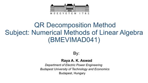 Toradh íomhá ar QR Decomposition Method