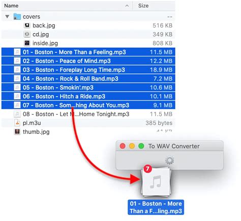Toradh íomhá ar File Converter MP3