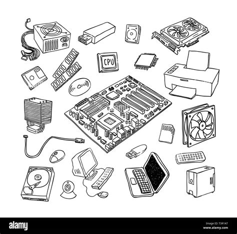 Afbeeldingsresultaten voor Drawing of Different Components in Computer