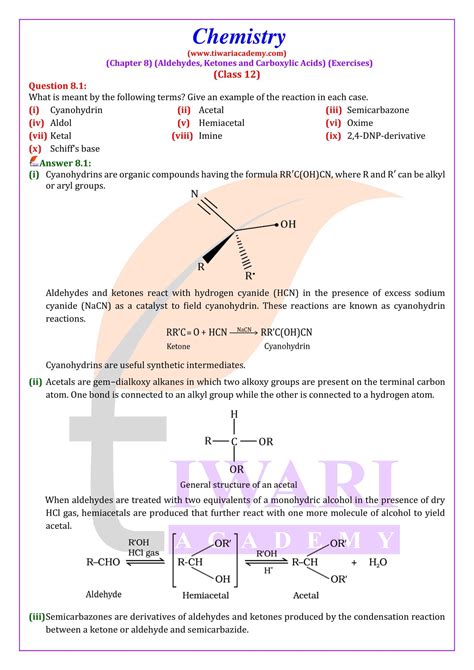 Image result for Chapter 8 Class 12 Chemistry