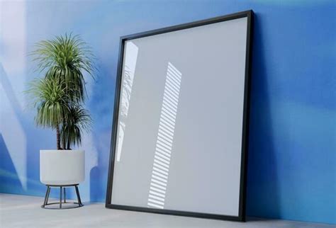 Image result for 3d frame mockup
