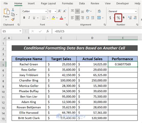 Excel Conditional Formatting DataBar Percent に対する画像結果