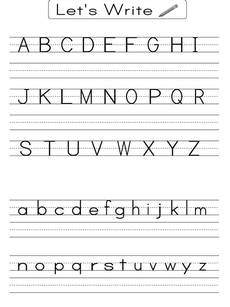 Image result for Letters of the Alphabet Worksheet