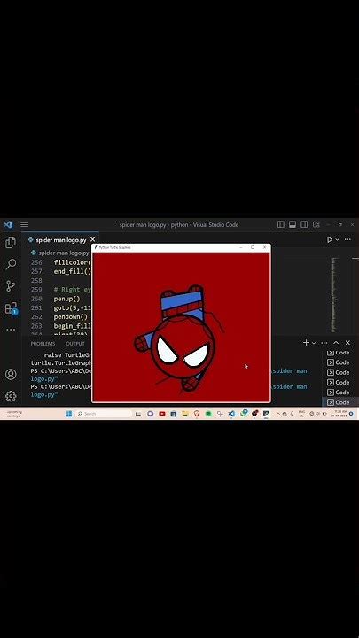 Image result for Spider-Man Turtle Graphics Python Code
