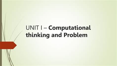 Afbeeldingsresultaten voor Algorithmic Thinking and and Problem Solving