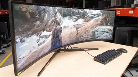 Image result for Ultra Wide 2 Monitor Setup