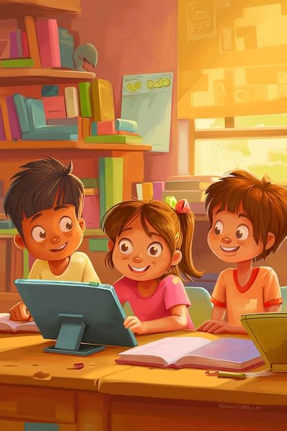 Image result for Computer Assisted Learning Cartoon Images