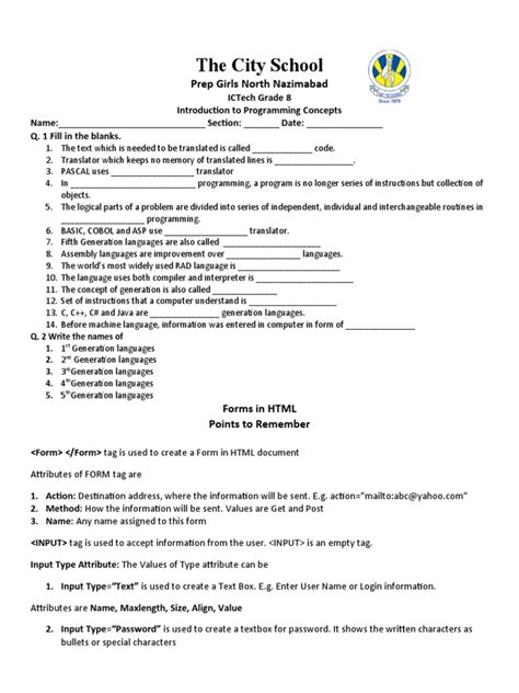 Résultat d’images pour iswK Worksheet Class 8 Computer Science