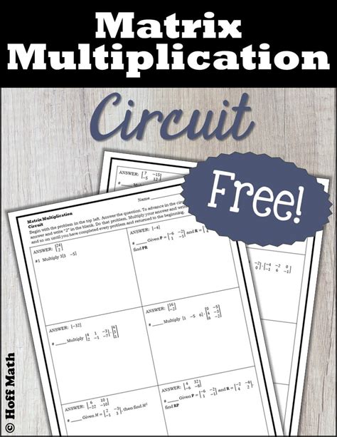 Matrix Multiplication Question Sheet に対する画像結果