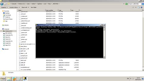 PyInstaller Windows に対する画像結果