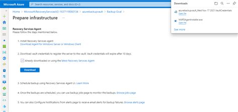 Image result for Azure Backup Agent