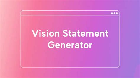 Business Vision Statement Generator に対する画像結果