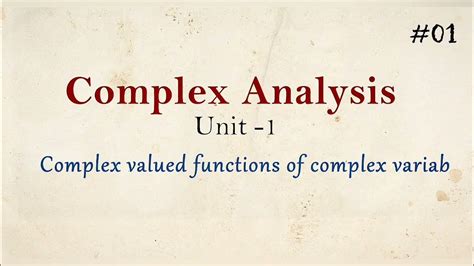 Complex Variables Is Based On に対する画像結果