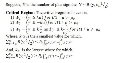 Image result for Procedure for Sign Test