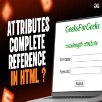 Image result for HTML Attribute Reference