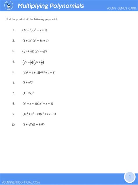 Image result for Multiply Polynomials Worksheet.pdf