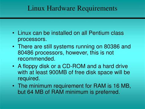 Image result for Linux Minimum Requirements
