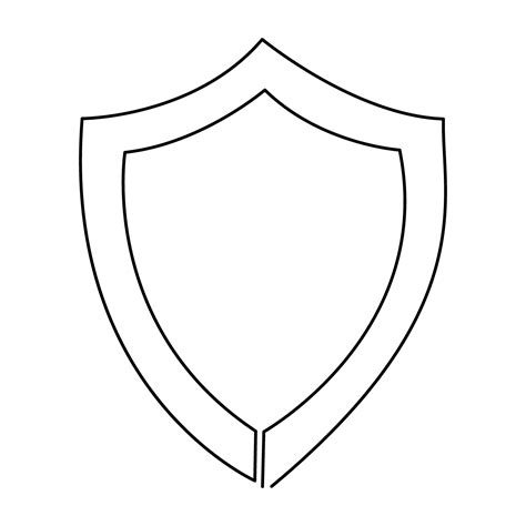 Image result for Shield Line Drawing