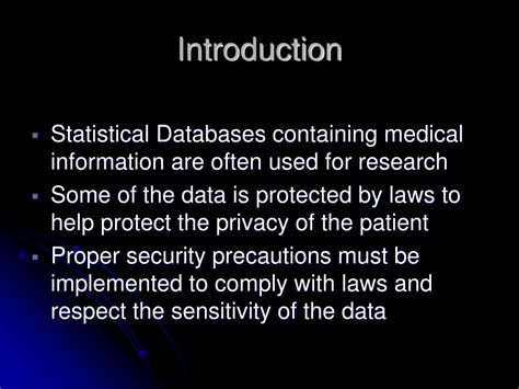 Statistical Database Security PPT に対する画像結果