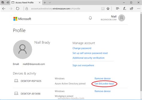 Bitloacker Locker Key Intune に対する画像結果