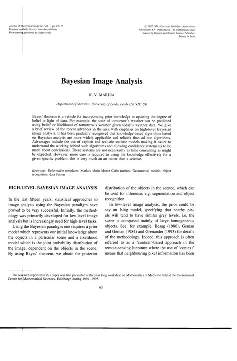 Image result for Bayesian Analysis PDF