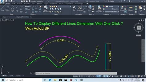 Display Lines AutoCAD に対する画像結果