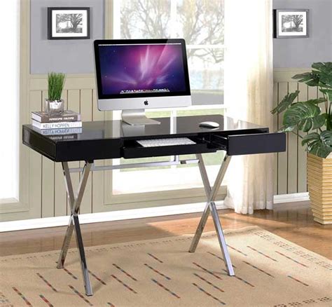 Image result for Small Computer Desk with Keyboard Tray
