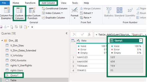 Toradh íomhá ar Power Query Extract