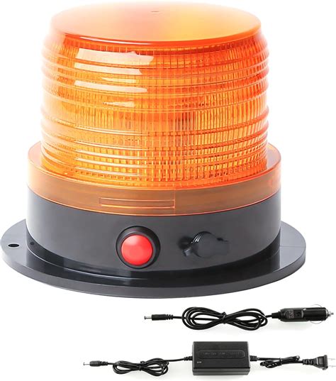 Amazon.com: BooYu Battery Operated Amber Warning Beacon Light w ...