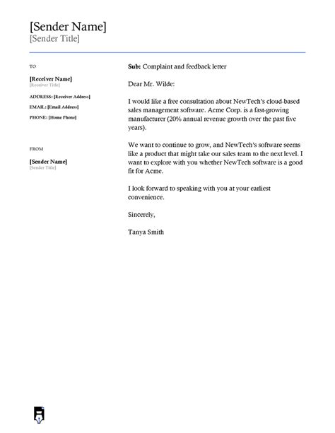 Image result for Formal Business Letter Format Example