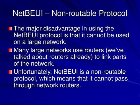 Non-Routable Protocol Examples に対する画像結果