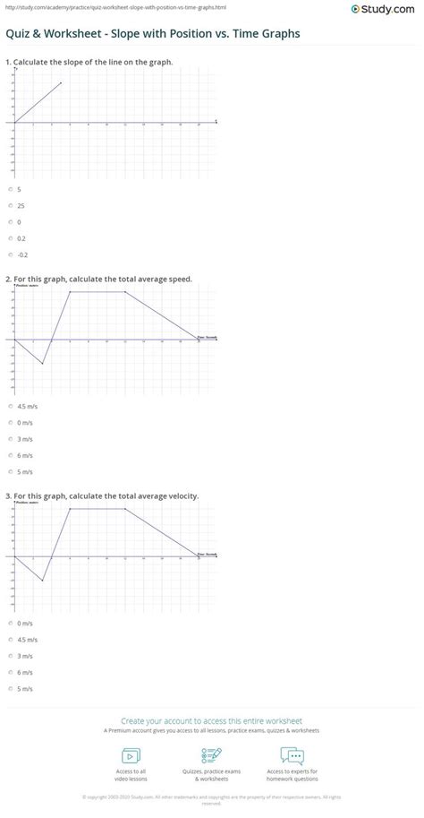 Toradh íomhá ar Position Time Graph Worksheet Time Graph