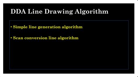 Toradh íomhá ar Simple Line Drawing Algorithm