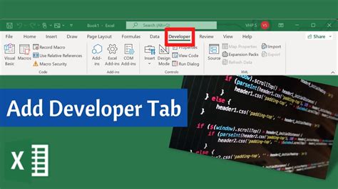 Image result for How to Add Developer Tab in Excel