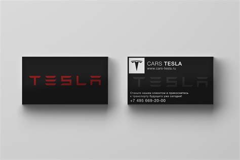 Image result for Business Card with a Tesla Referral Code Examples