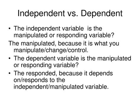 Image result for Independent versus Dependent Variable
