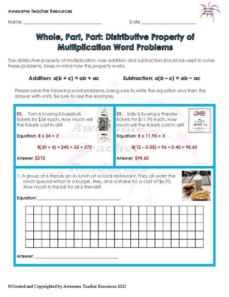 Image result for Distributive Property Multiplication Problems