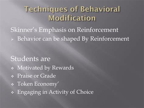 Toradh íomhá ar Behavior Modification Subject